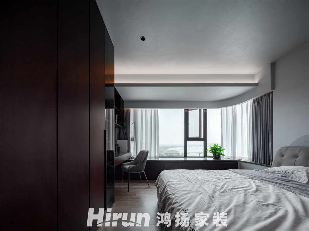 湘江雅頌居220㎡雅致現(xiàn)代復(fù)式 裝修案例實景圖-8