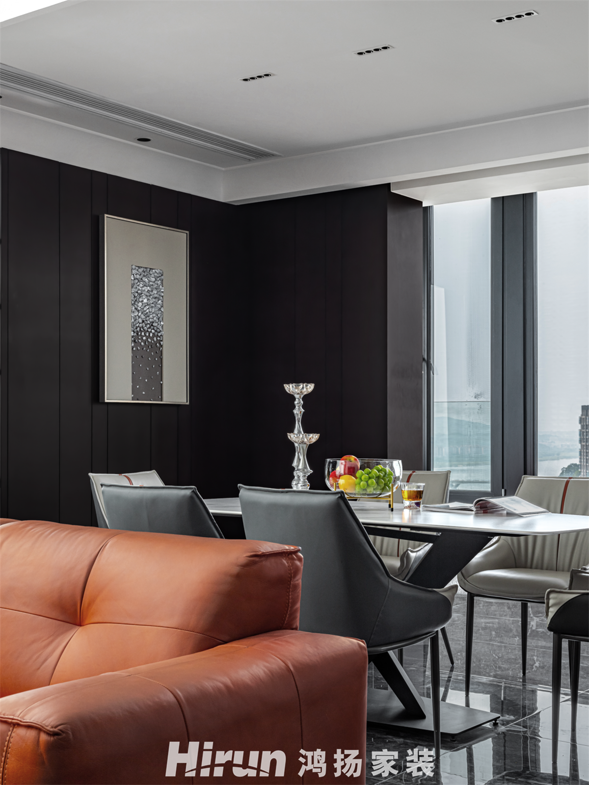 湘江雅頌居220㎡雅致現(xiàn)代復(fù)式 裝修案例實景圖-5