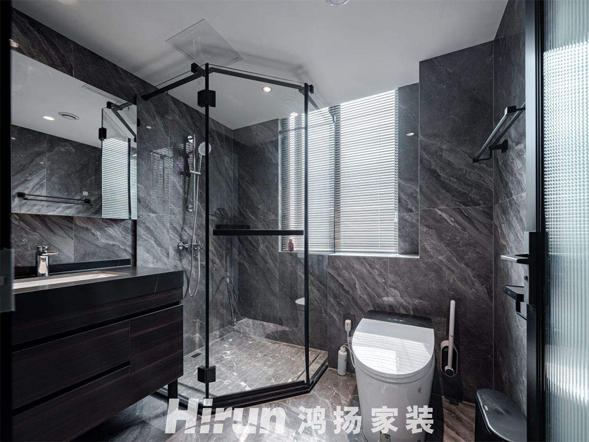 湘江雅頌居220㎡雅致現(xiàn)代復(fù)式 裝修案例實景圖-10