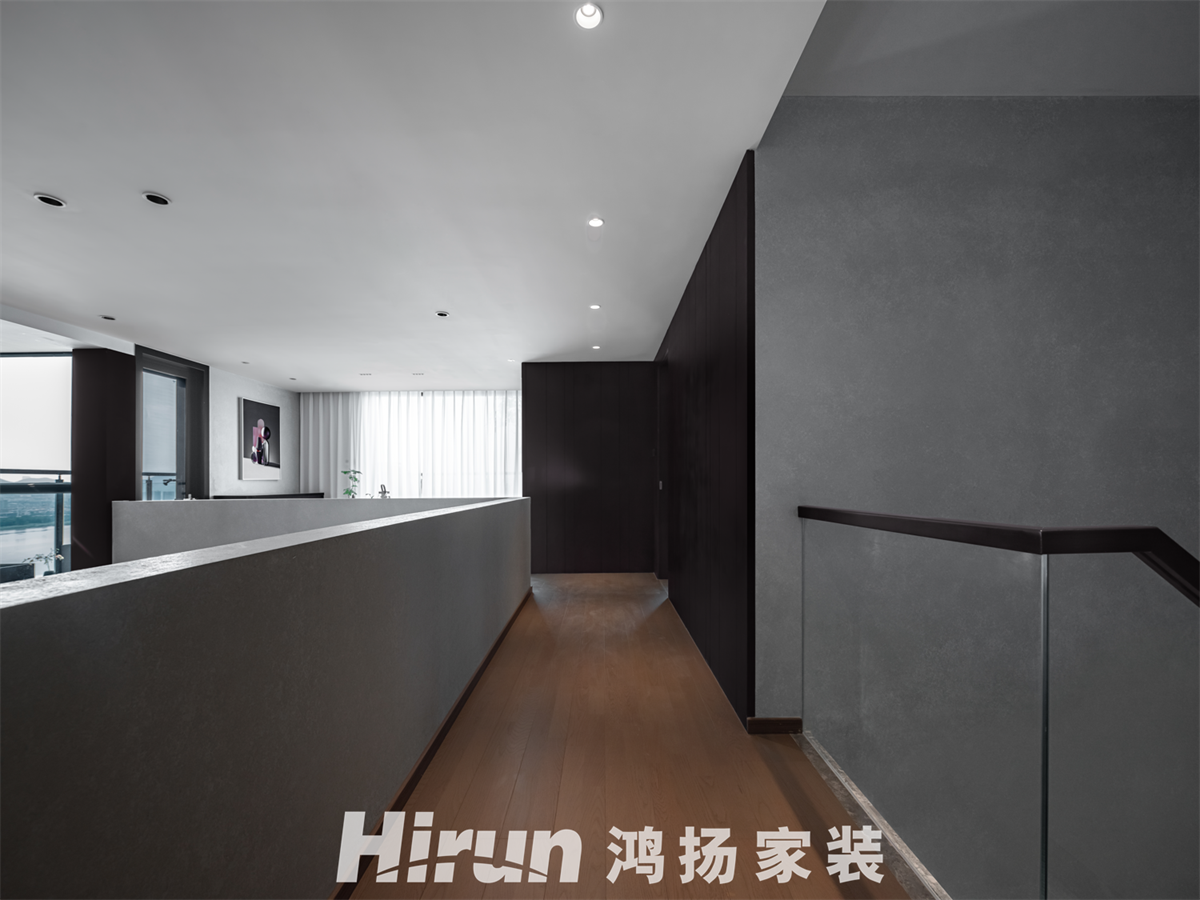 湘江雅頌居220㎡雅致現(xiàn)代復(fù)式 裝修案例實景圖-11