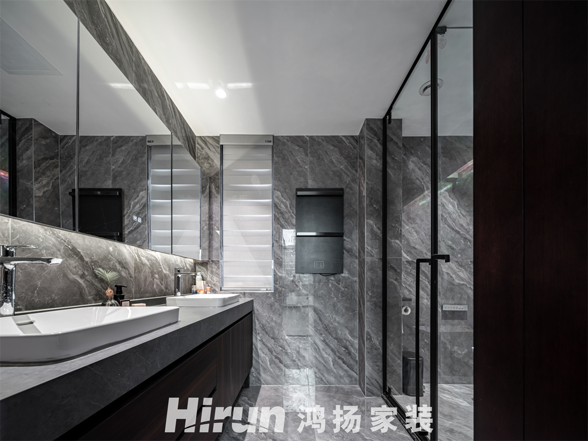 湘江雅頌居220㎡雅致現(xiàn)代復(fù)式 裝修案例實景圖-19