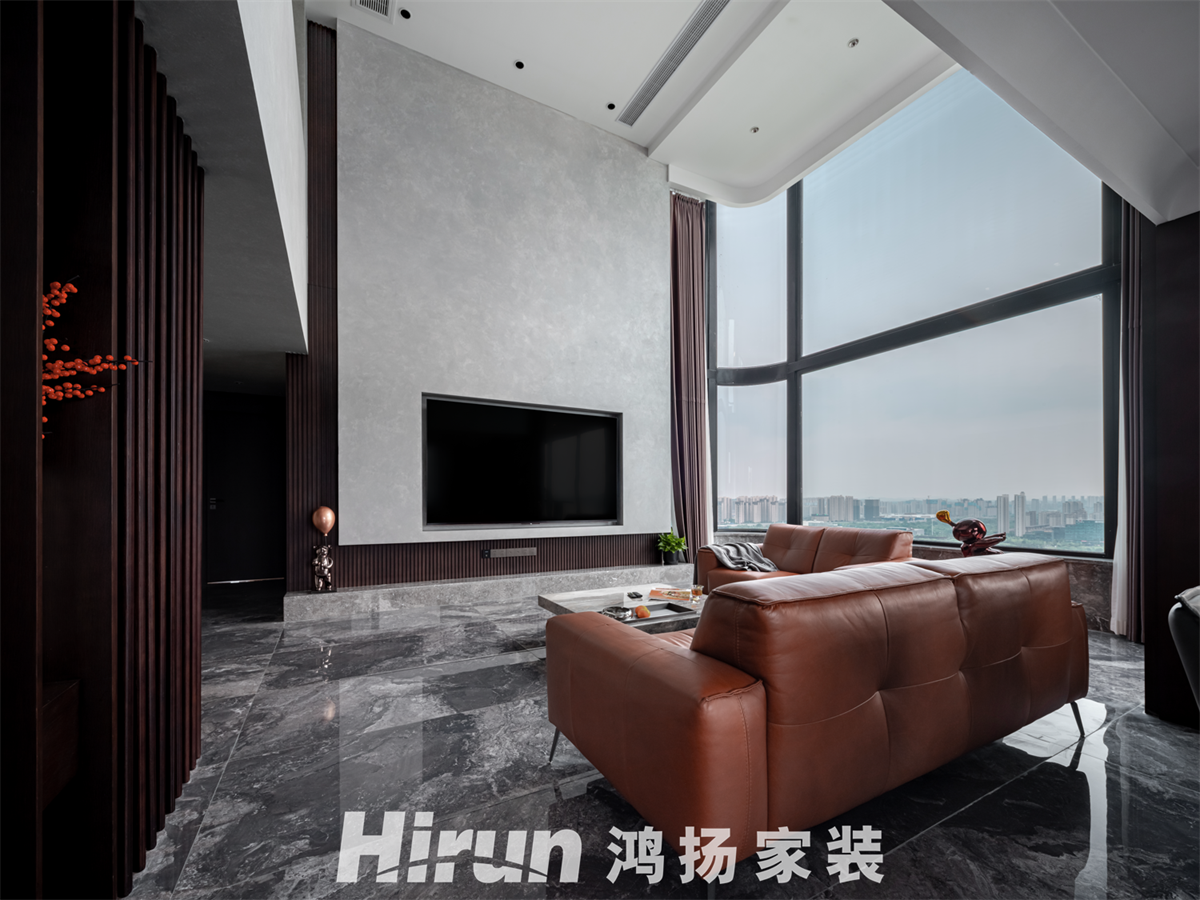 湘江雅頌居220㎡雅致現(xiàn)代復(fù)式 裝修案例實景圖-26