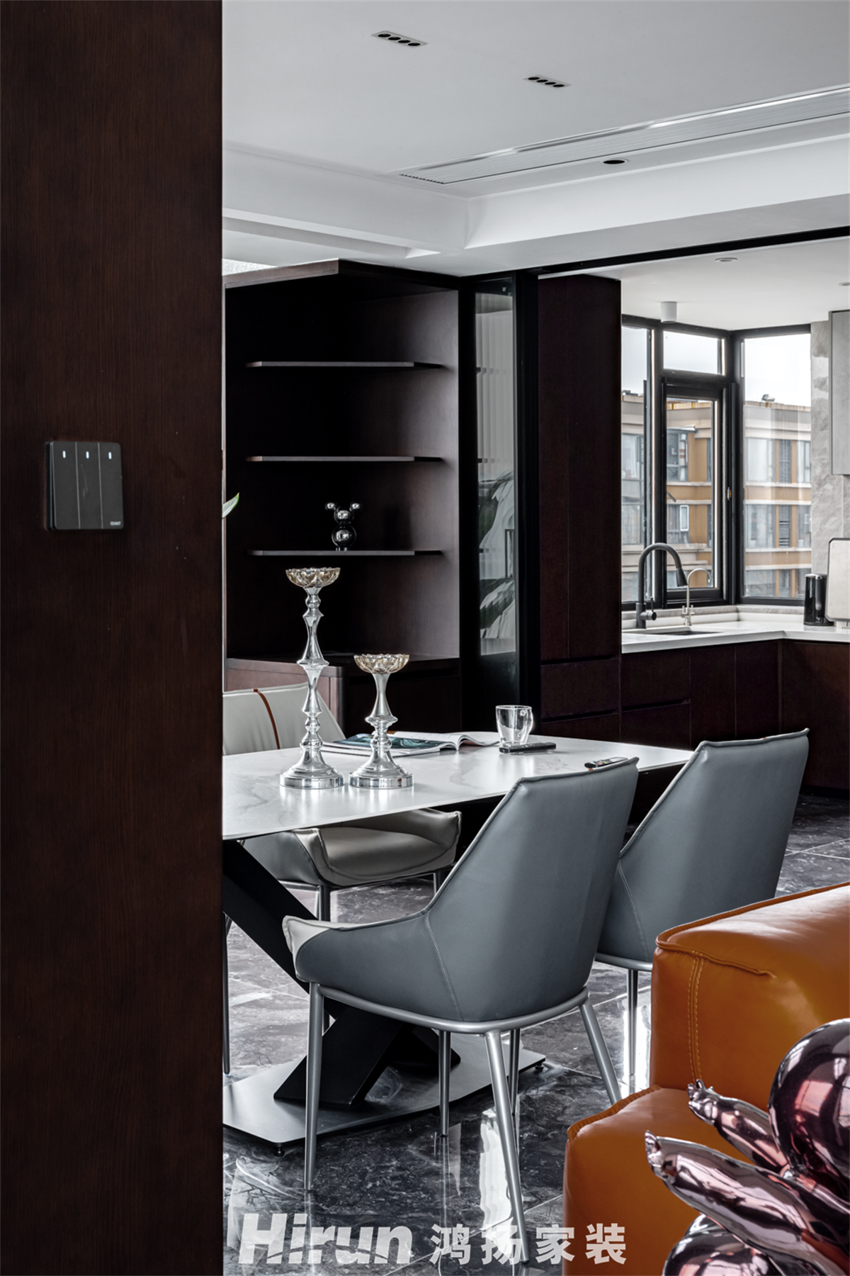 湘江雅頌居220㎡雅致現(xiàn)代復(fù)式 裝修案例實景圖-27