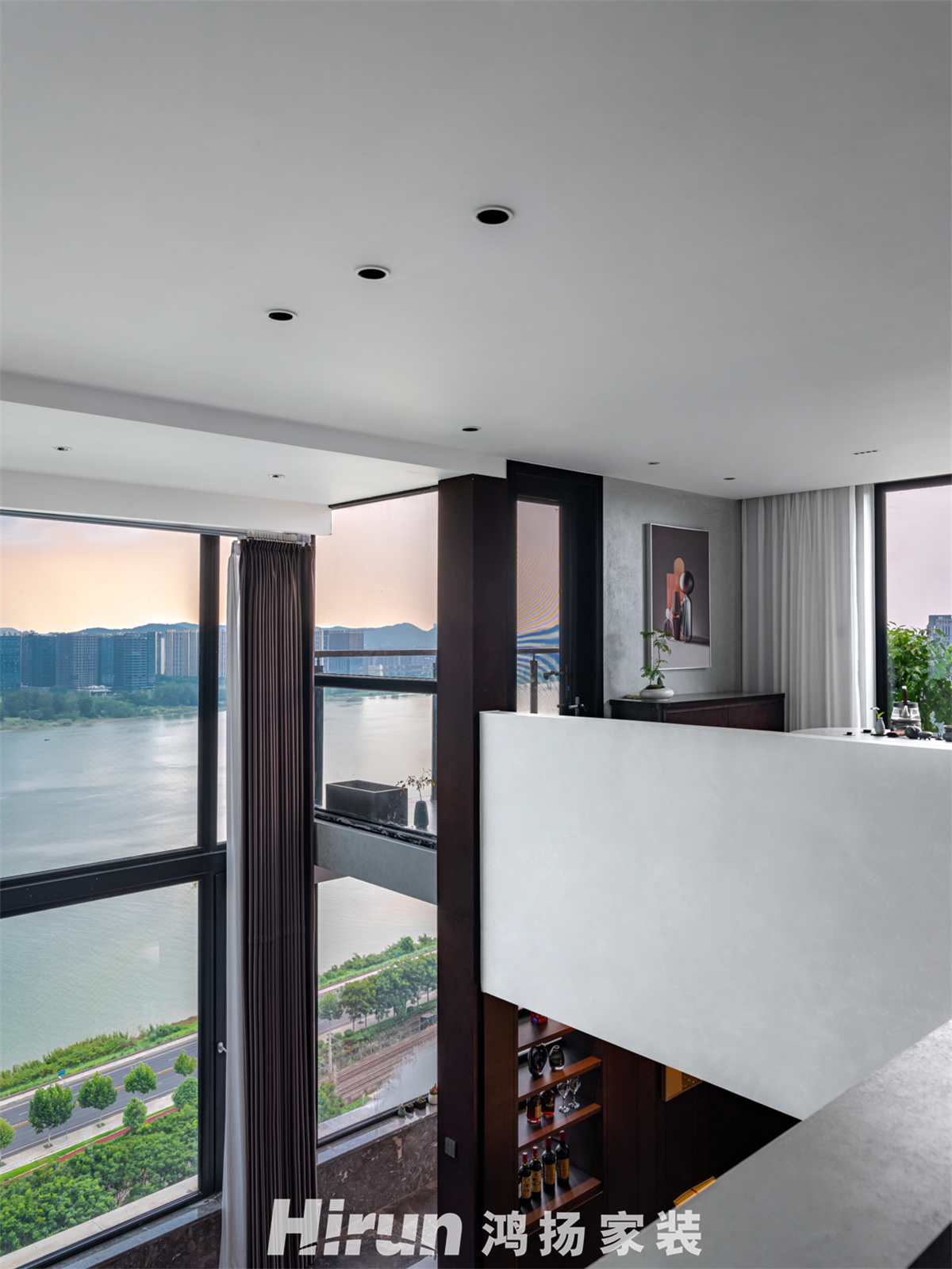 湘江雅頌居220㎡雅致現(xiàn)代復(fù)式 裝修案例實景圖-22