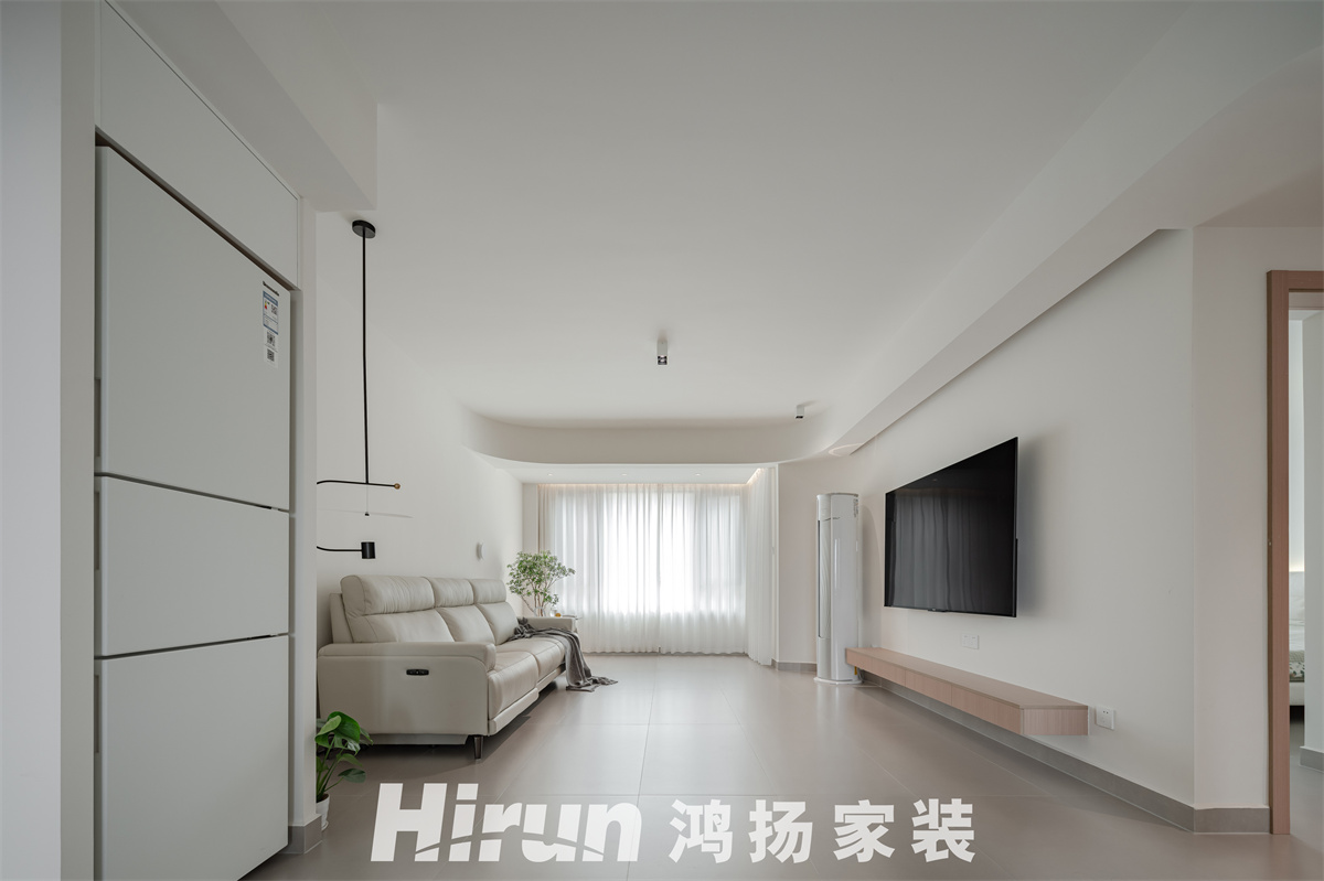 東宜新園90㎡北歐之光三居室 裝修案例實景圖-9