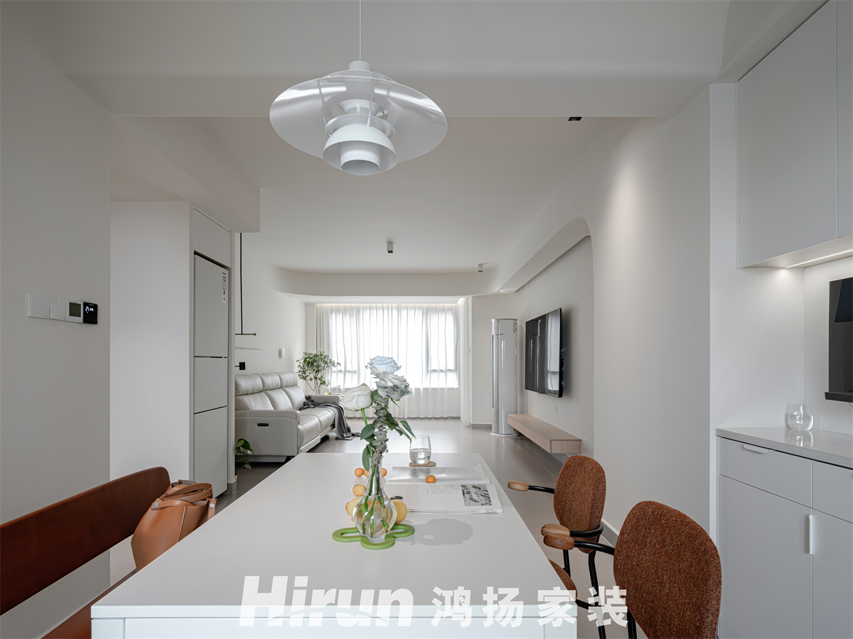 東宜新園90㎡北歐之光三居室 裝修案例實景圖-8