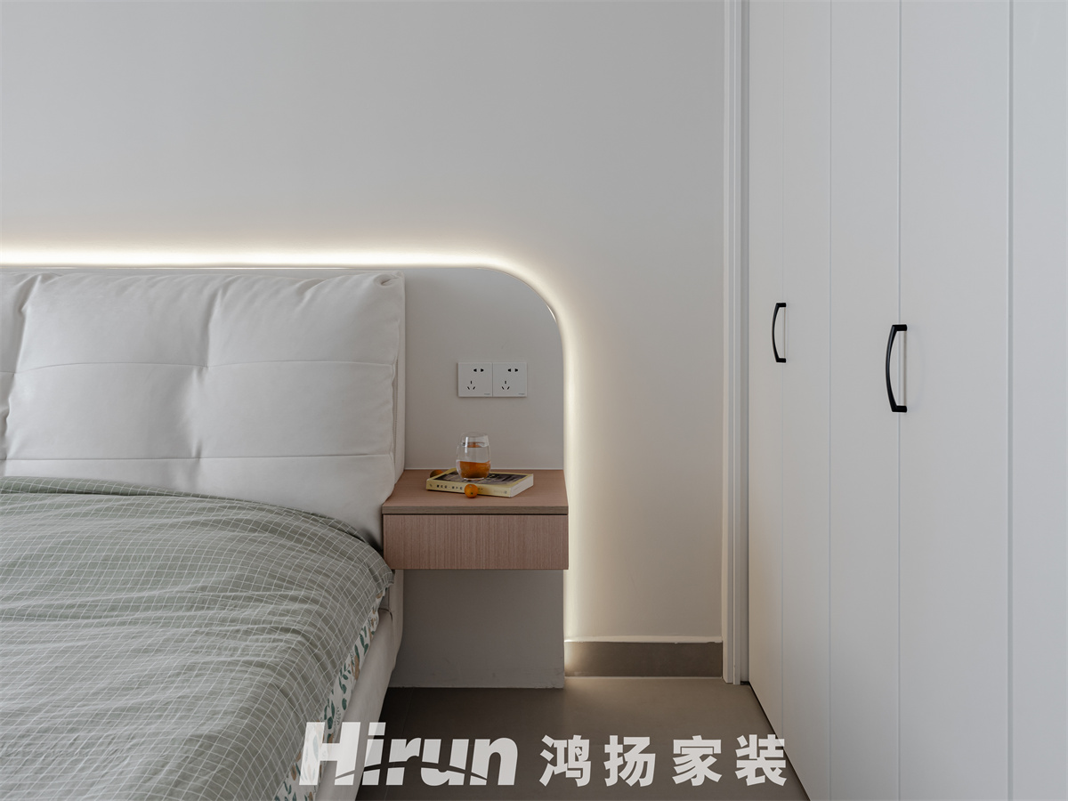 東宜新園90㎡北歐之光三居室 裝修案例實景圖-20