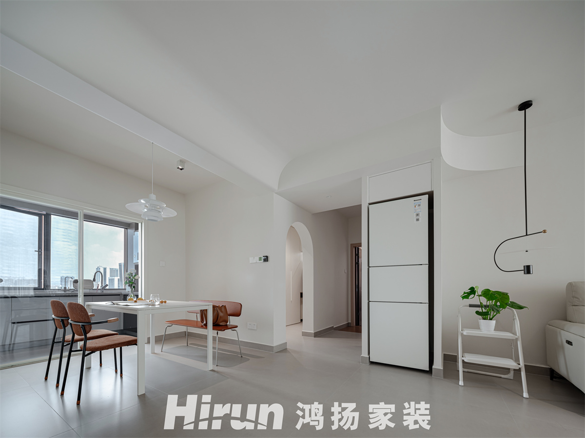 東宜新園90㎡北歐之光三居室 裝修案例實景圖-13