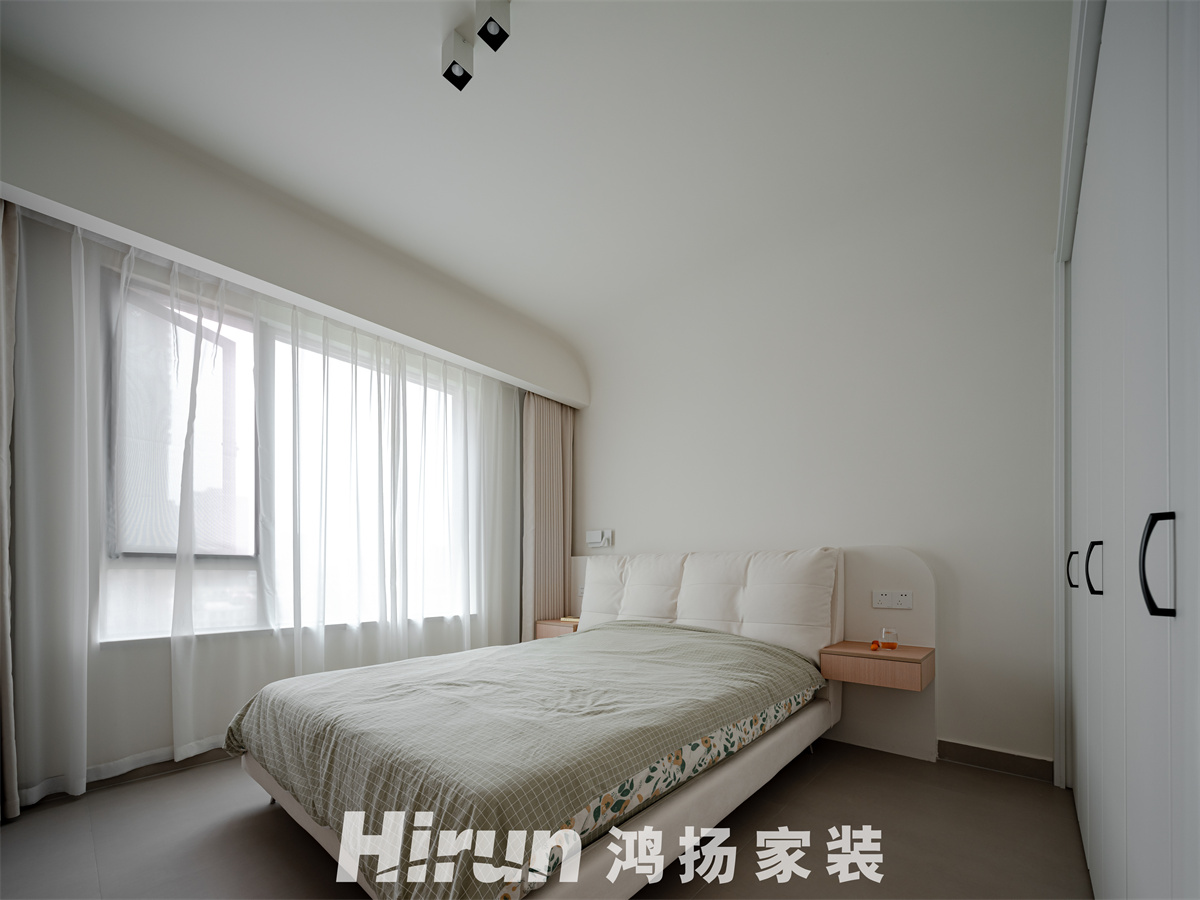 東宜新園90㎡北歐之光三居室 裝修案例實景圖-15