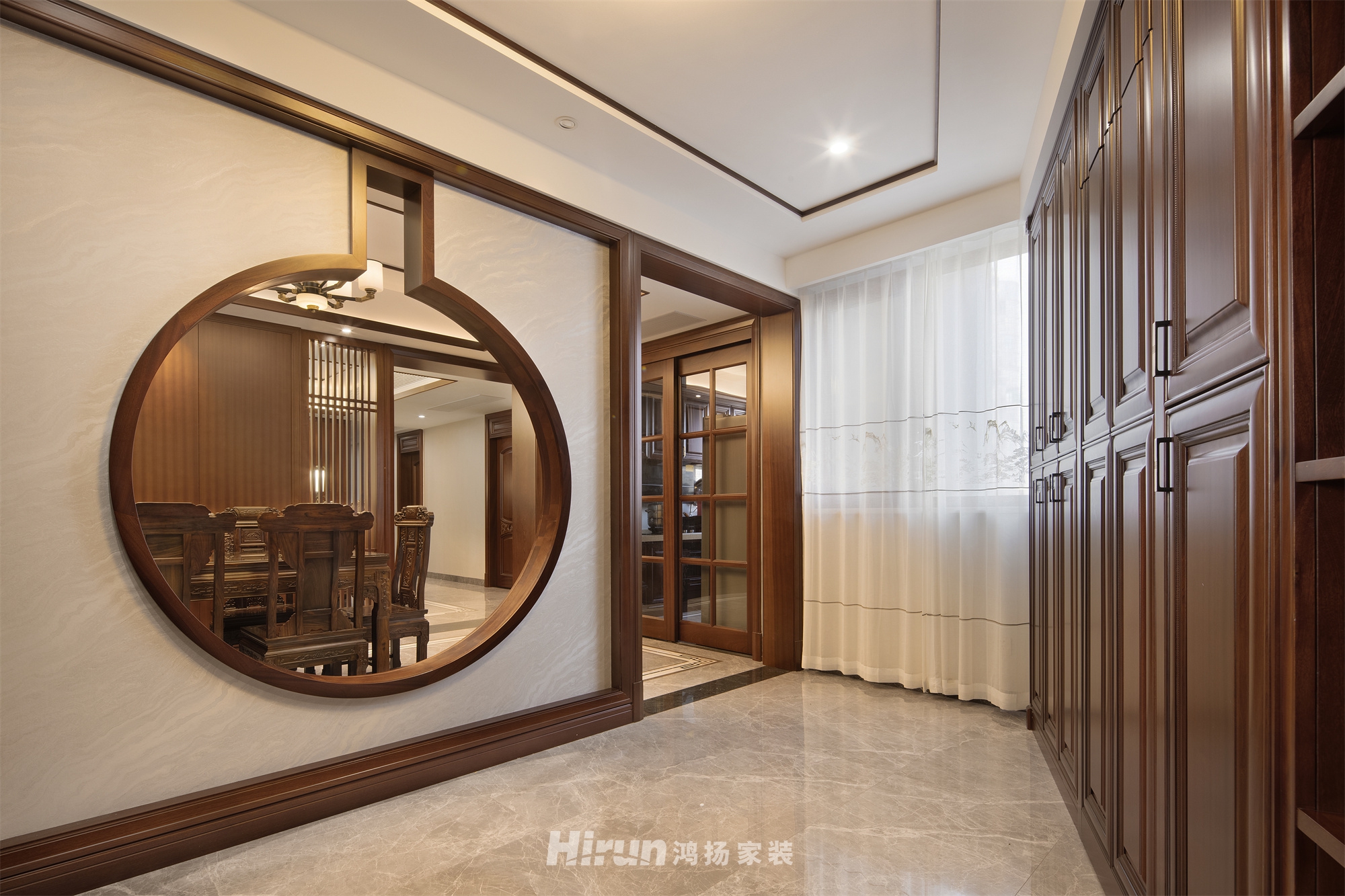 湘江豪庭230㎡復合寫意大平層 裝修案例實景圖-3