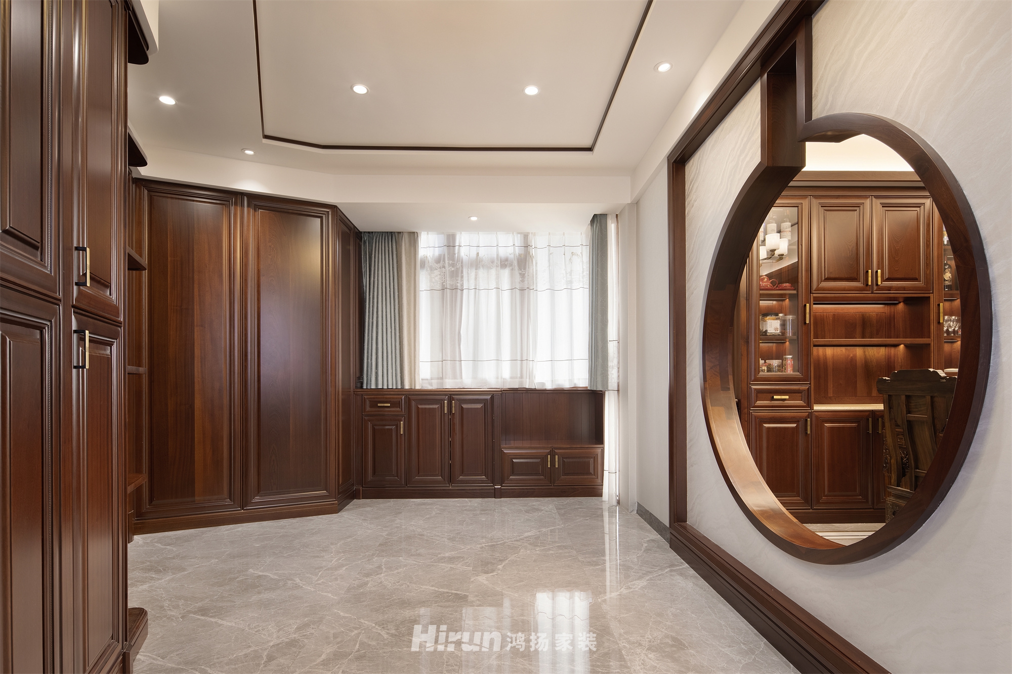 湘江豪庭230㎡復合寫意大平層 裝修案例實景圖-6