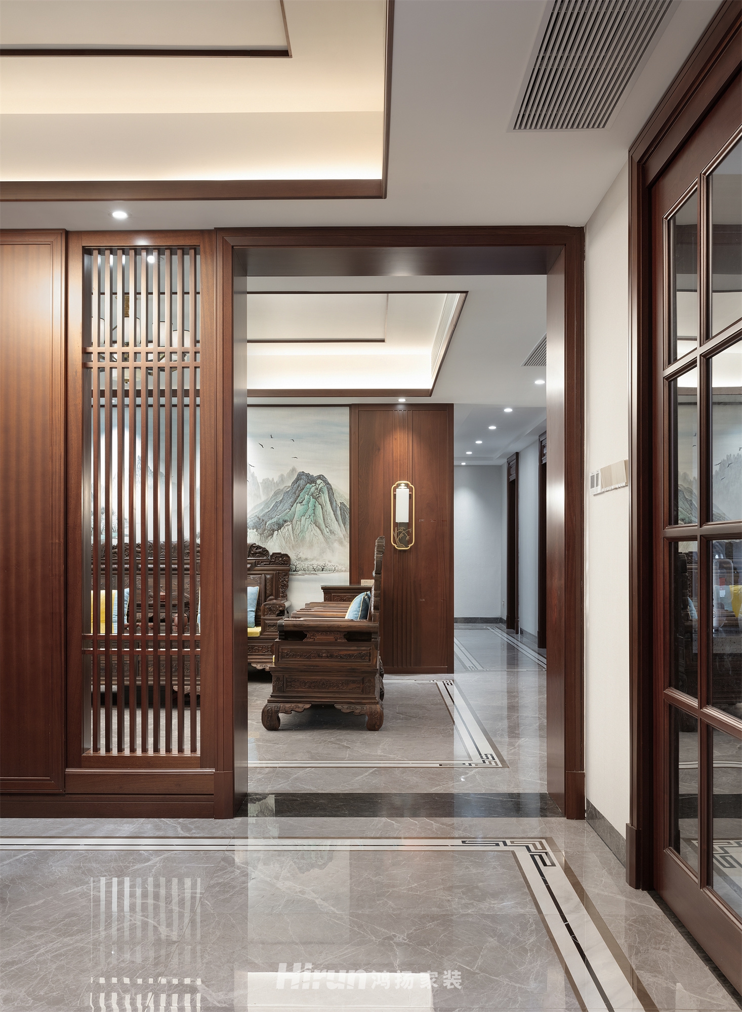 湘江豪庭230㎡復合寫意大平層 裝修案例實景圖-9