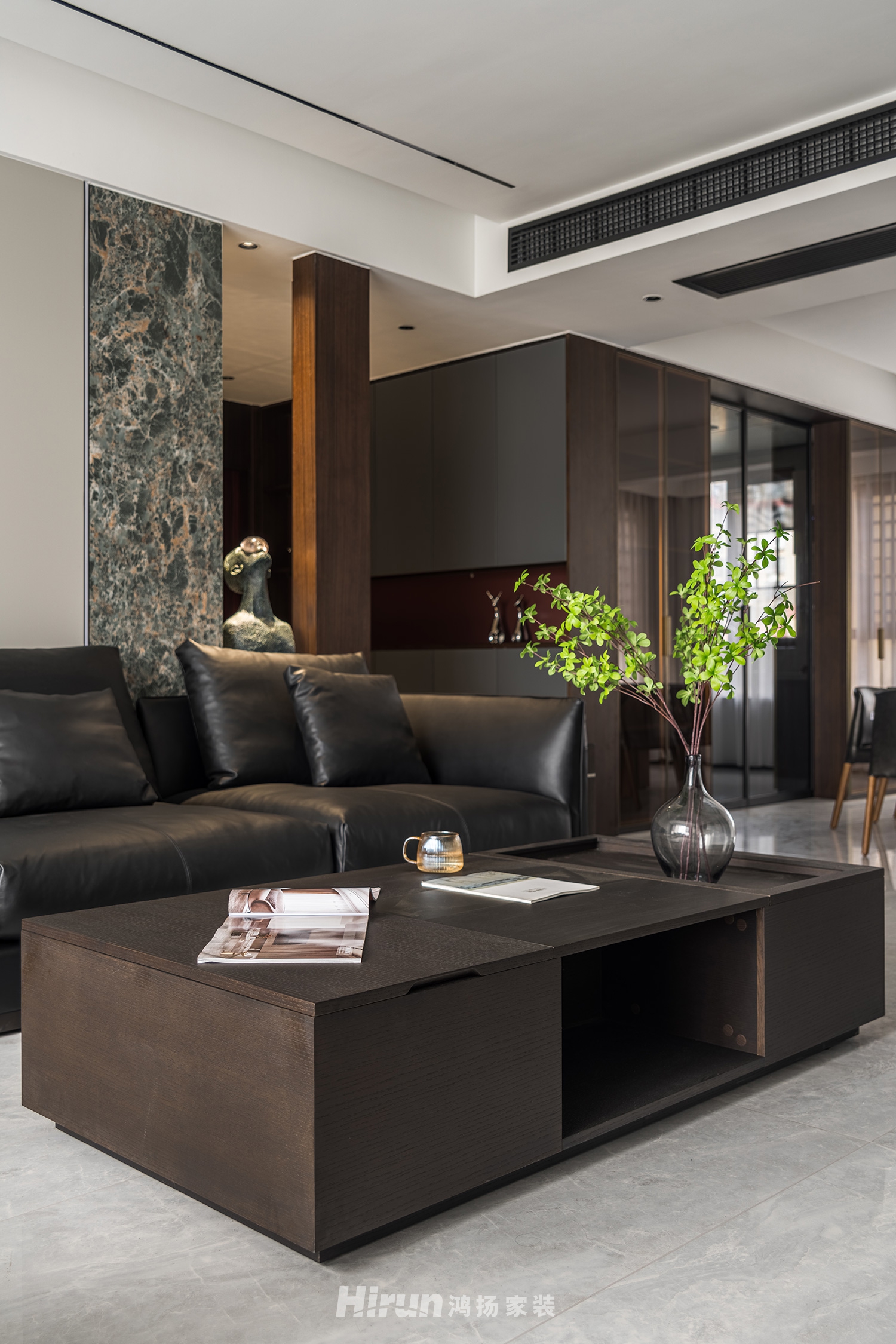 裕源懿府-雅.奢145㎡雅致現(xiàn)代四居室 裝修案例實(shí)景圖-1