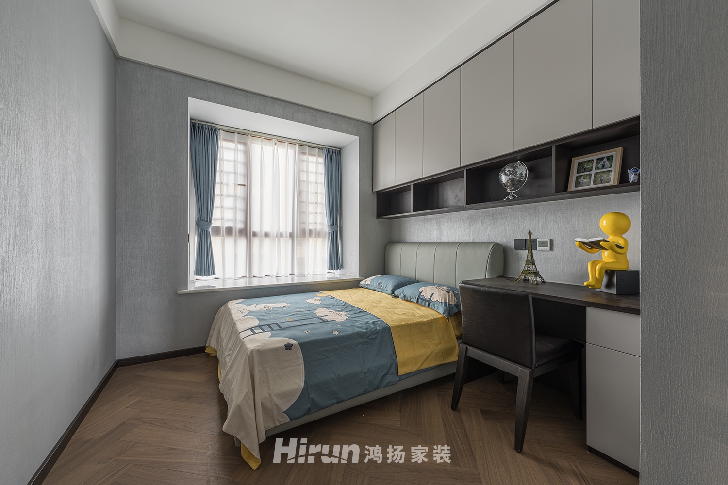 裕源懿府-雅.奢145㎡雅致現(xiàn)代四居室 裝修案例實(shí)景圖-11