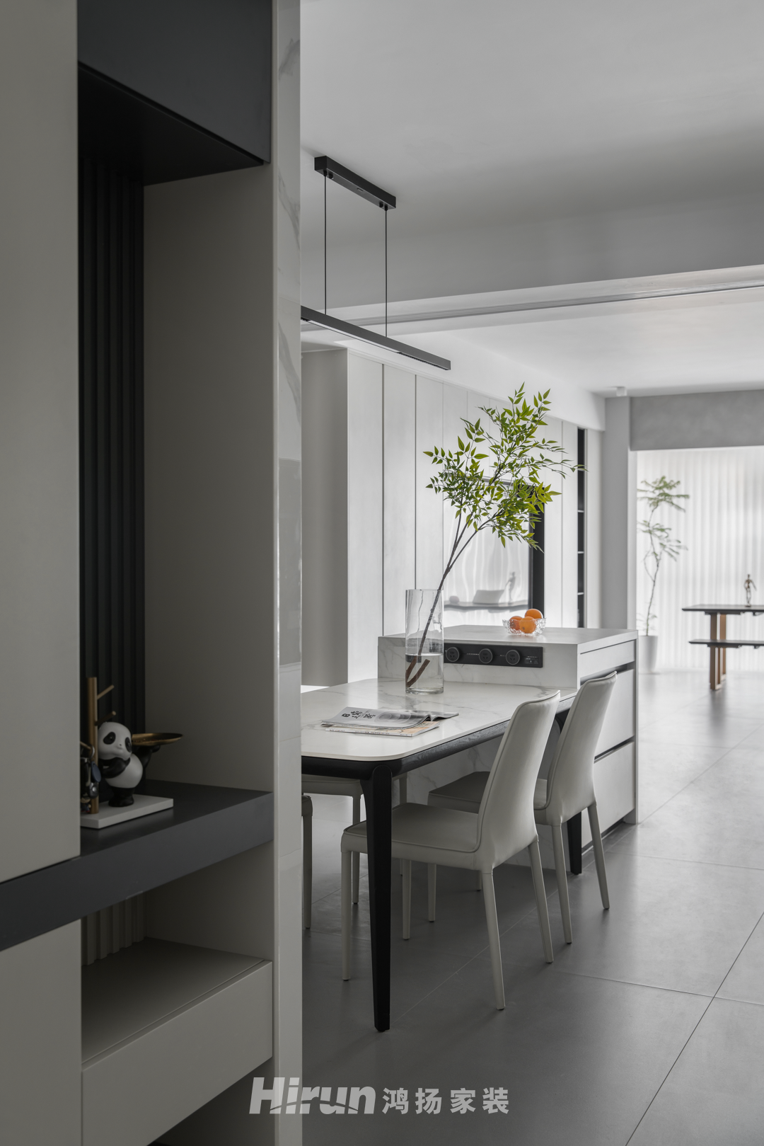 高峰璟麟府180㎡雅致現代大平層 裝修案例實景圖-5