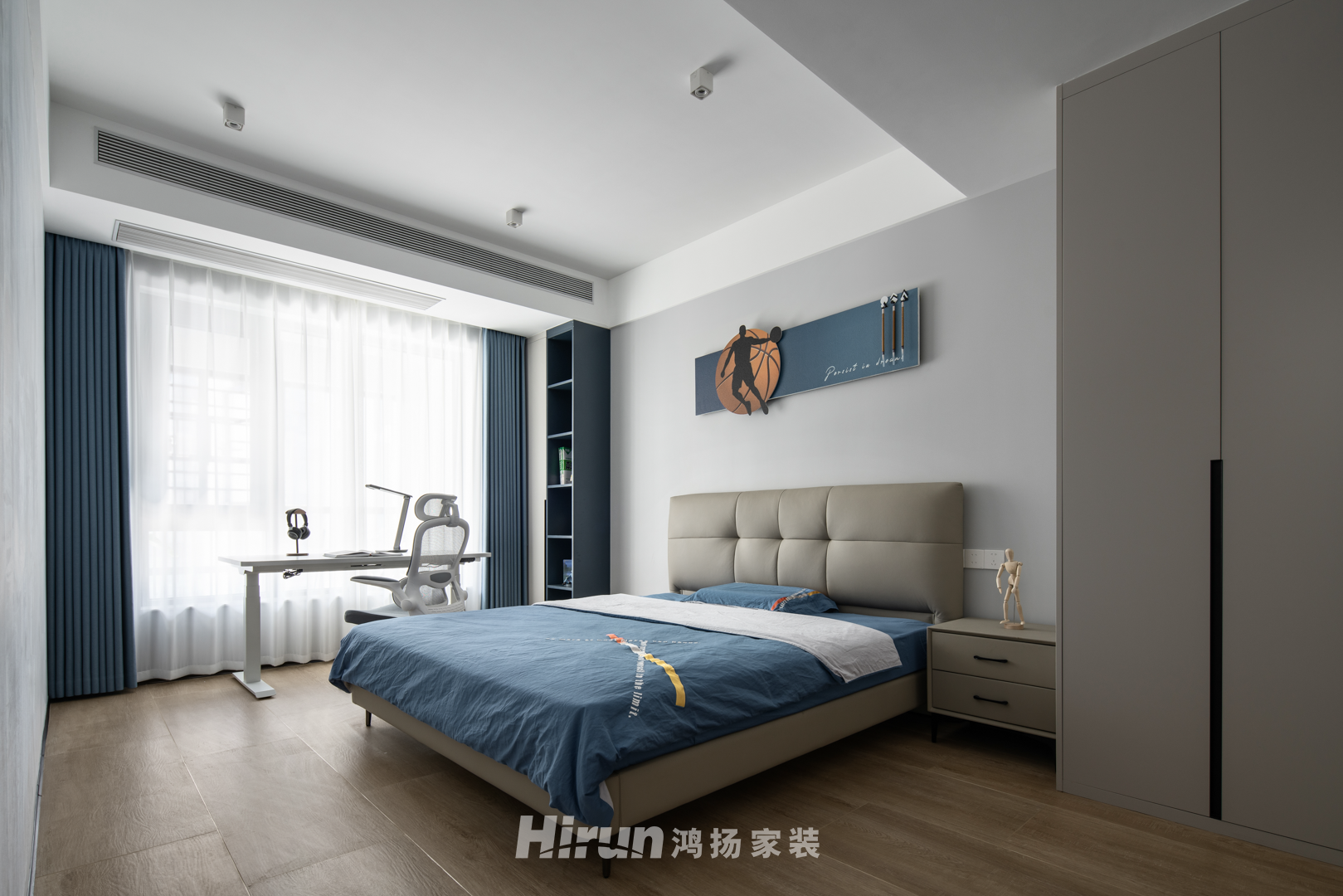 高峰璟麟府180㎡雅致現代大平層 裝修案例實景圖-7