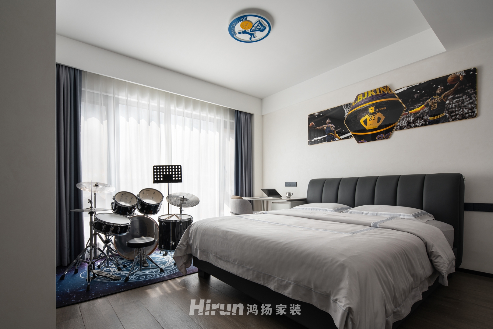 潤和湘江天地230㎡新裝飾主義復(fù)式 裝修案例實(shí)景圖-4