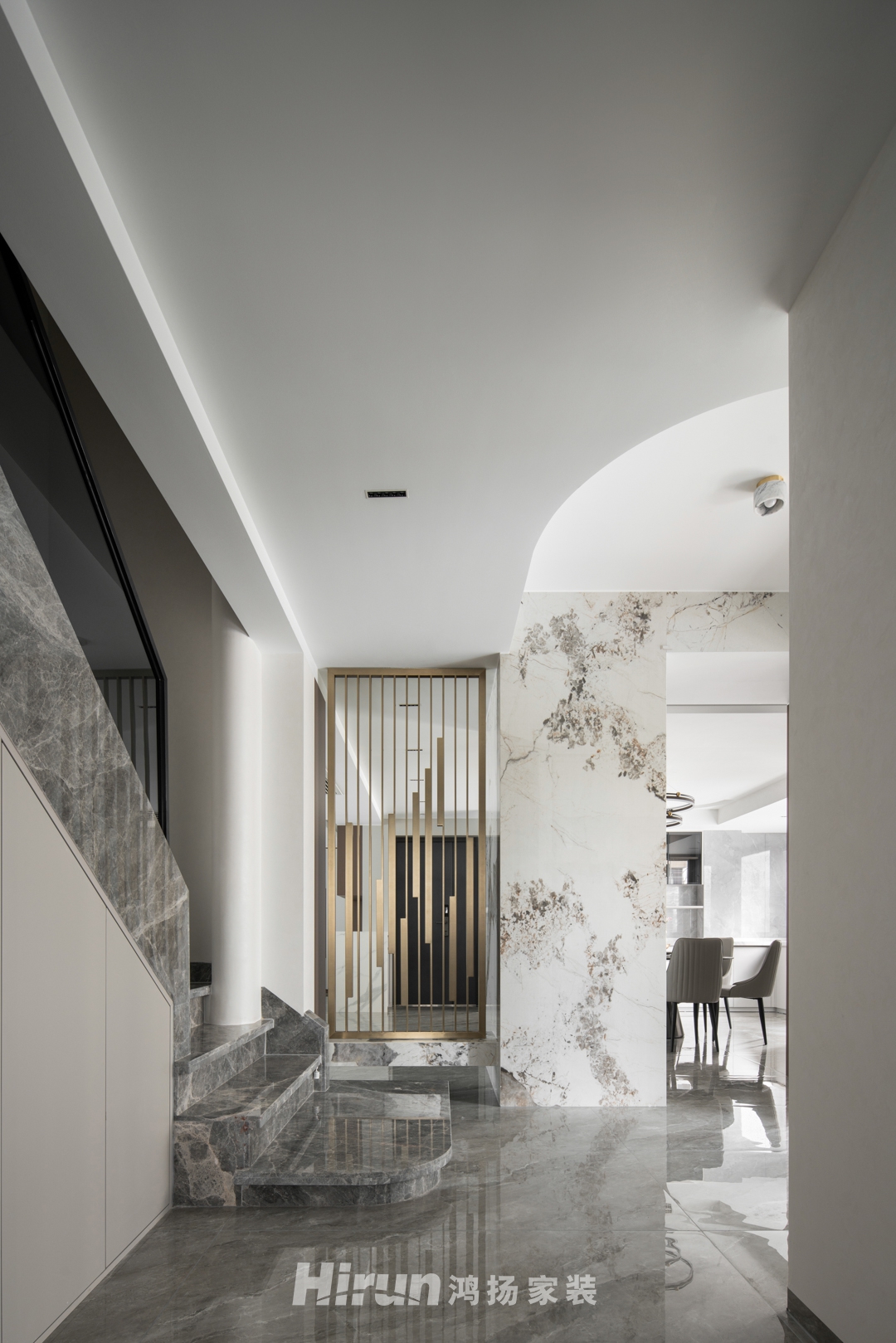 潤和湘江天地230㎡新裝飾主義復(fù)式 裝修案例實(shí)景圖-7