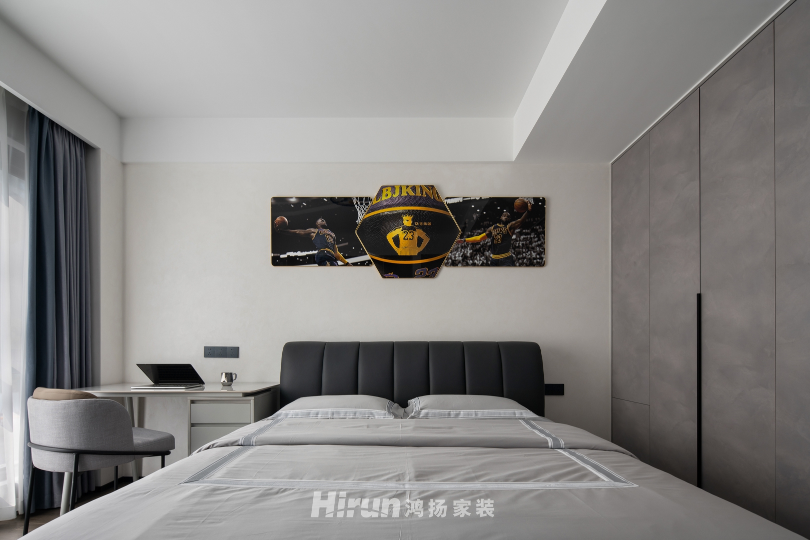 潤和湘江天地230㎡新裝飾主義復(fù)式 裝修案例實(shí)景圖-3