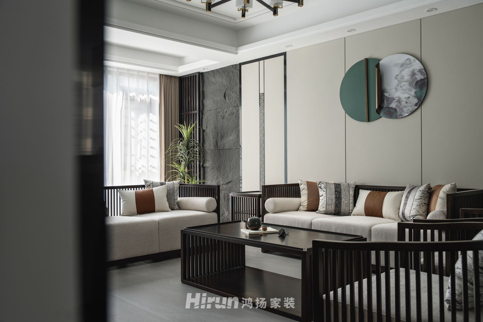 天城國際廣場170㎡復合寫意大平層 裝修案例實景圖-4