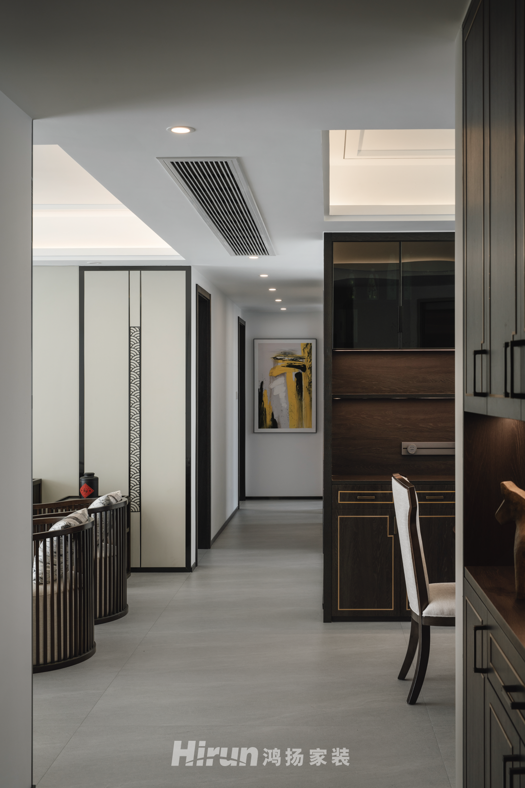 天城國際廣場170㎡復合寫意大平層 裝修案例實景圖-12