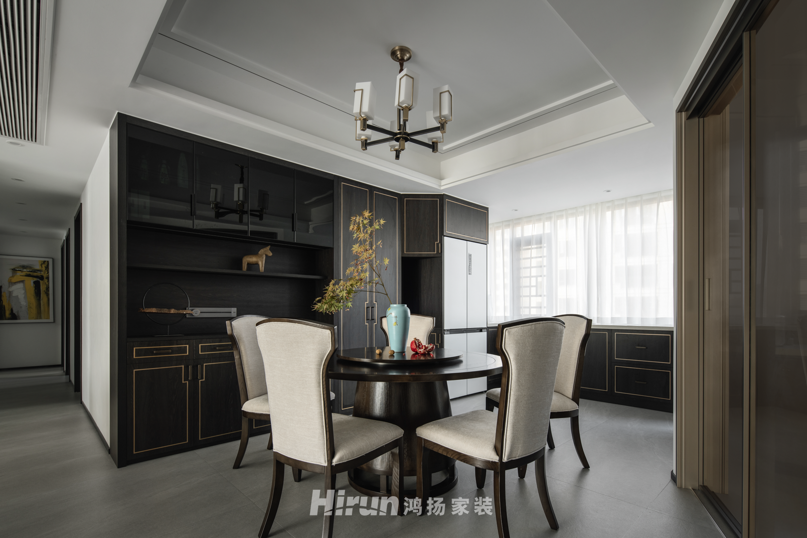 天城國際廣場170㎡復合寫意大平層 裝修案例實景圖-15