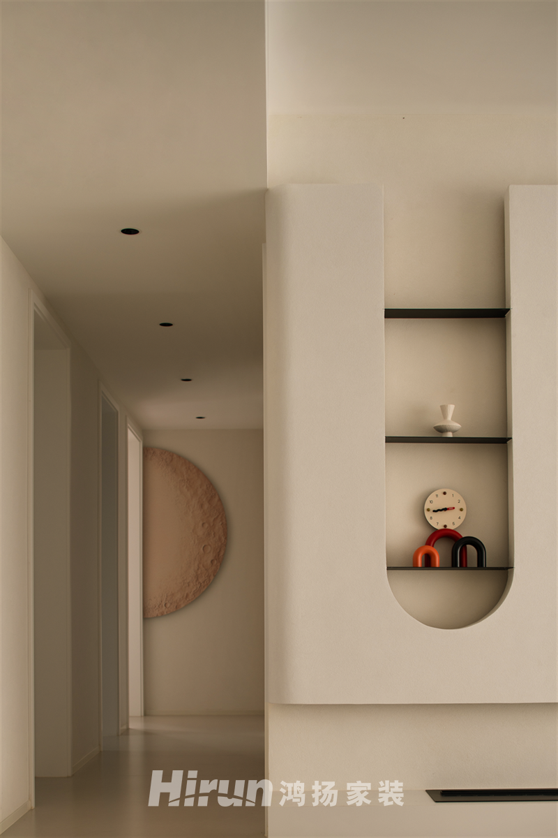 天城國際廣場170㎡優雅繽紛四居室 裝修案例實景圖-4