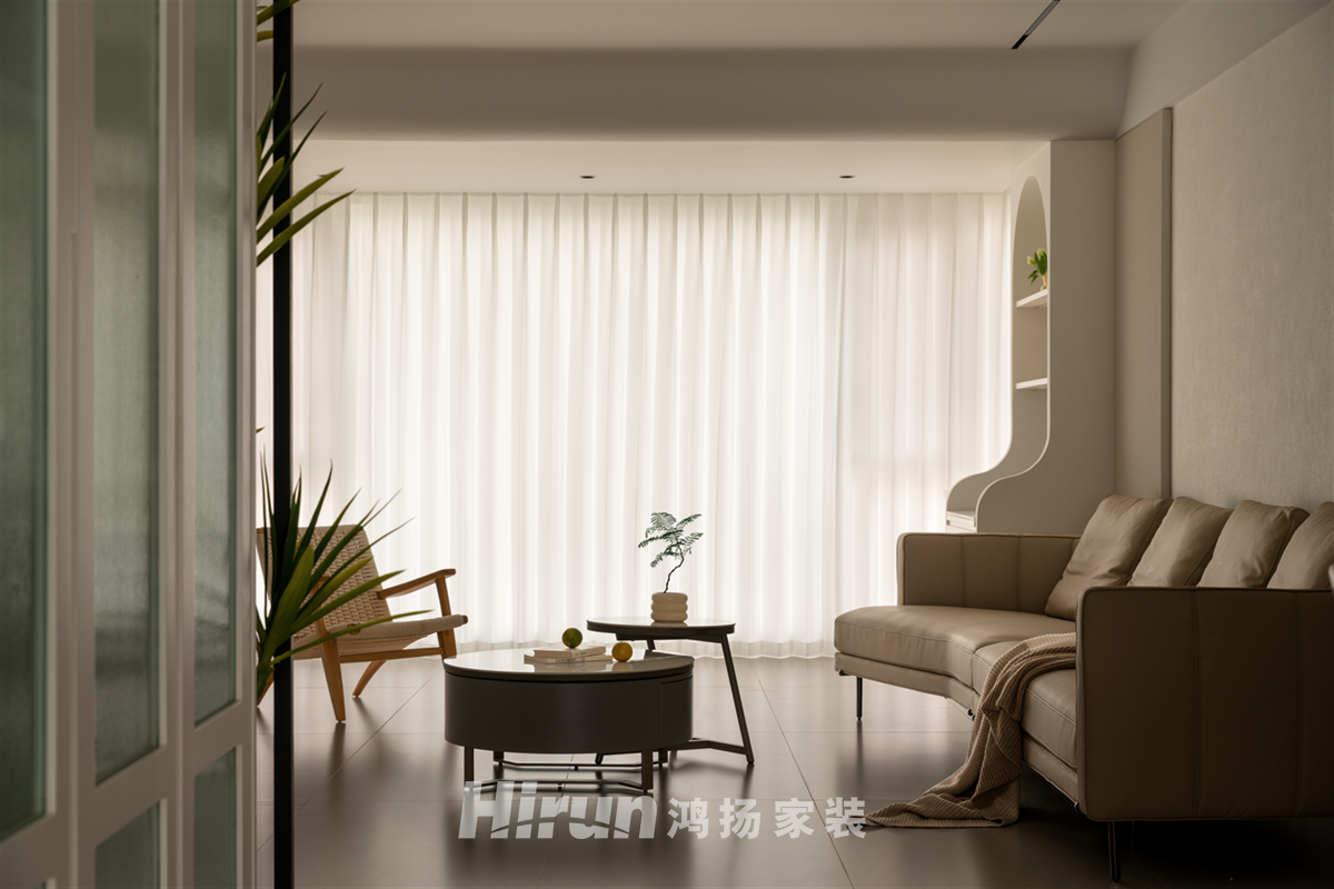 天城國際廣場170㎡優雅繽紛四居室 裝修案例實景圖-6