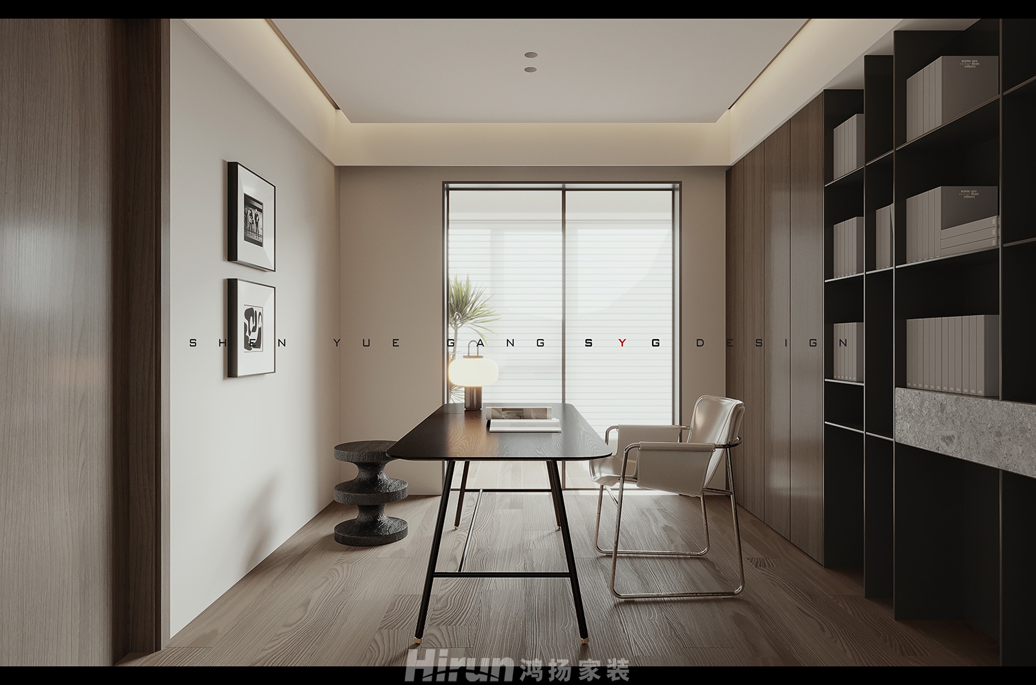 長(zhǎng)沙悅府216㎡雅致現(xiàn)代四居室 裝修案例效果圖-8