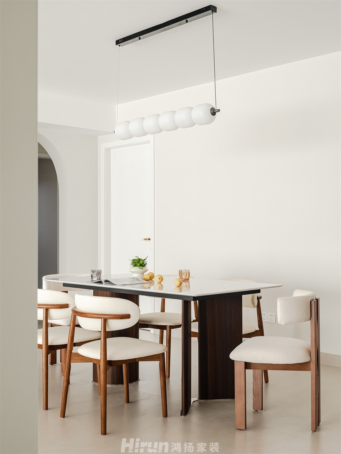 保利金香檳146㎡北歐之光四居室 裝修案例實景圖-3