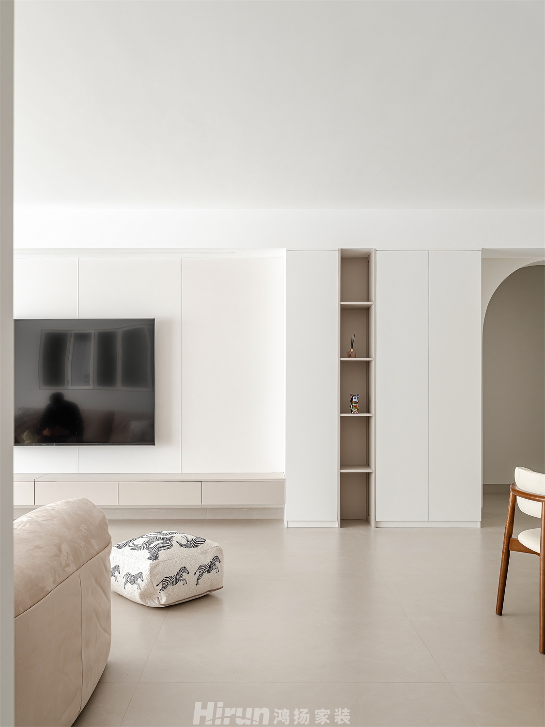 保利金香檳146㎡北歐之光四居室 裝修案例實景圖-8