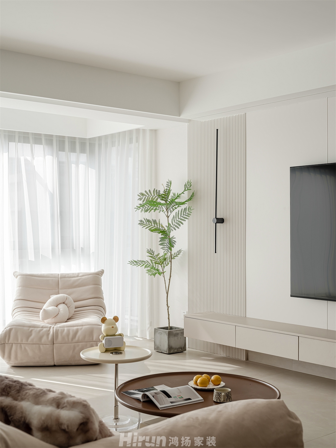 保利金香檳146㎡北歐之光四居室 裝修案例實景圖-7