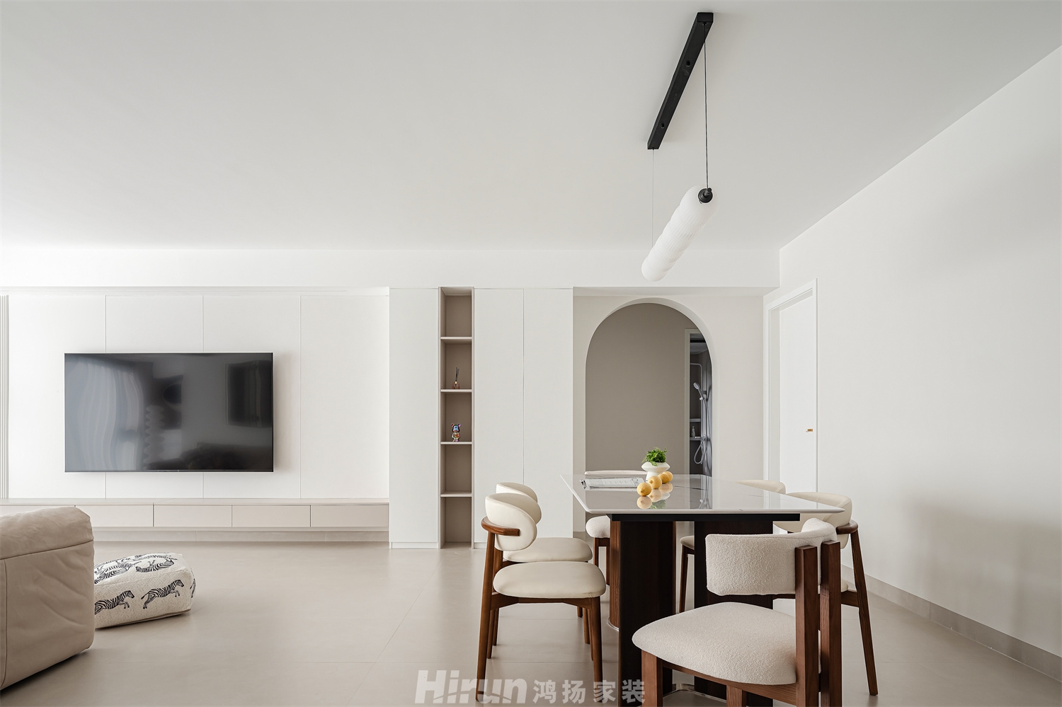 保利金香檳146㎡北歐之光四居室 裝修案例實景圖-28