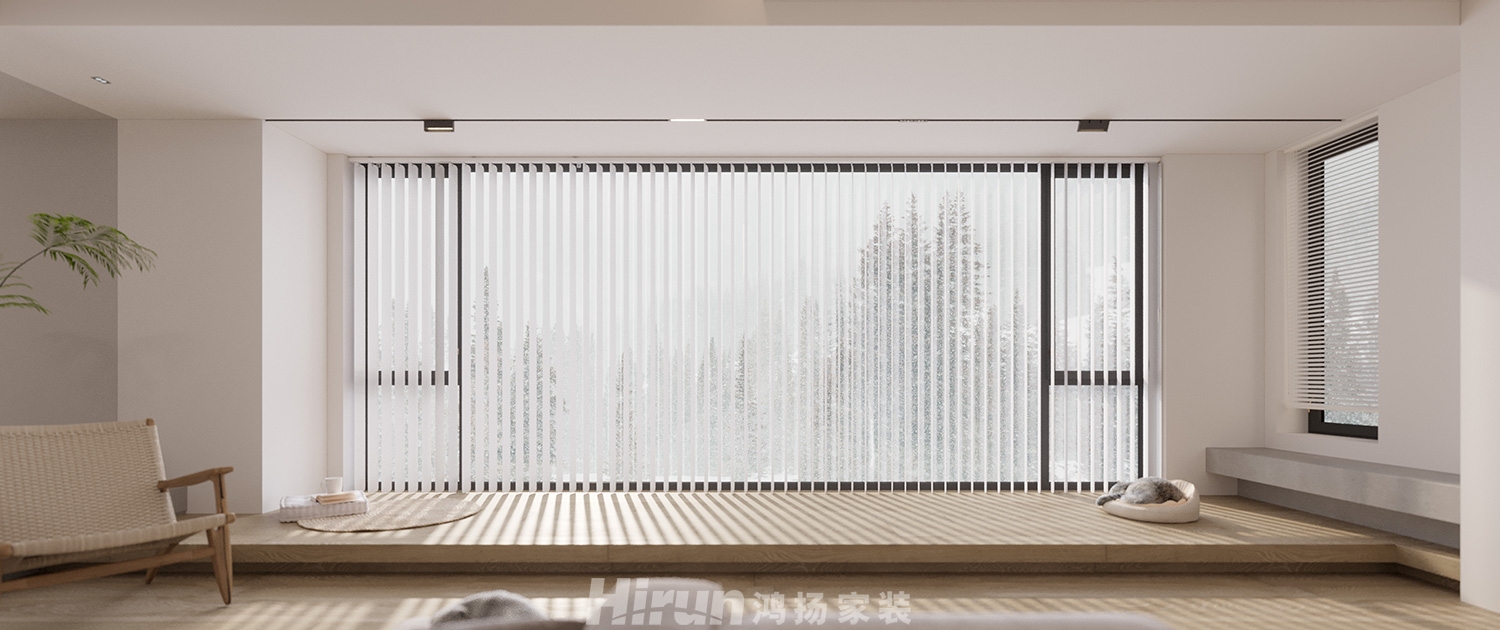 中建鈺和城110㎡北歐之光三居室 裝修案例效果圖-7