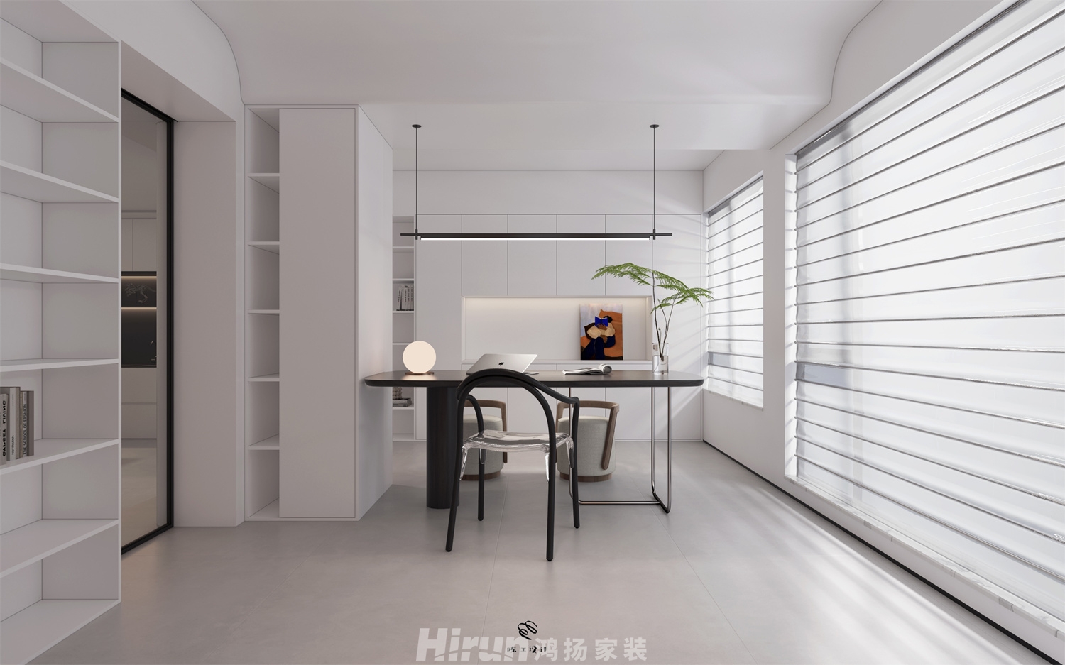 麓隱桐溪365㎡藝術(shù)室界大平層 裝修案例效果圖-6