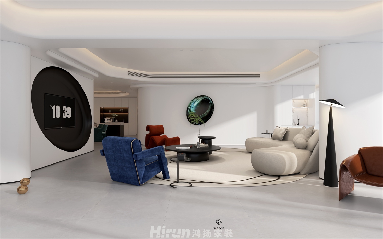 麓隱桐溪365㎡藝術(shù)室界大平層 裝修案例效果圖-1