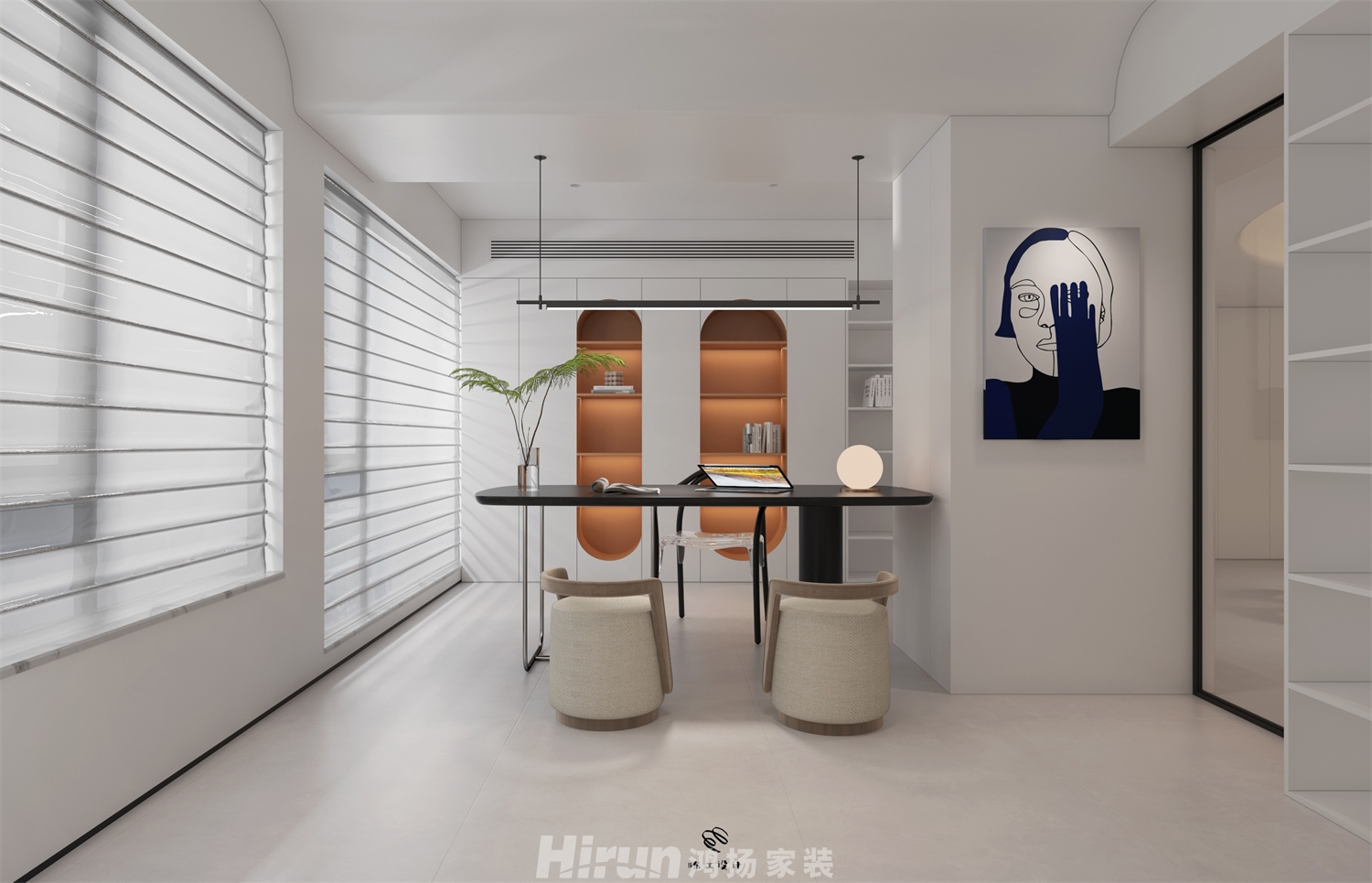 麓隱桐溪365㎡藝術(shù)室界大平層 裝修案例效果圖-8