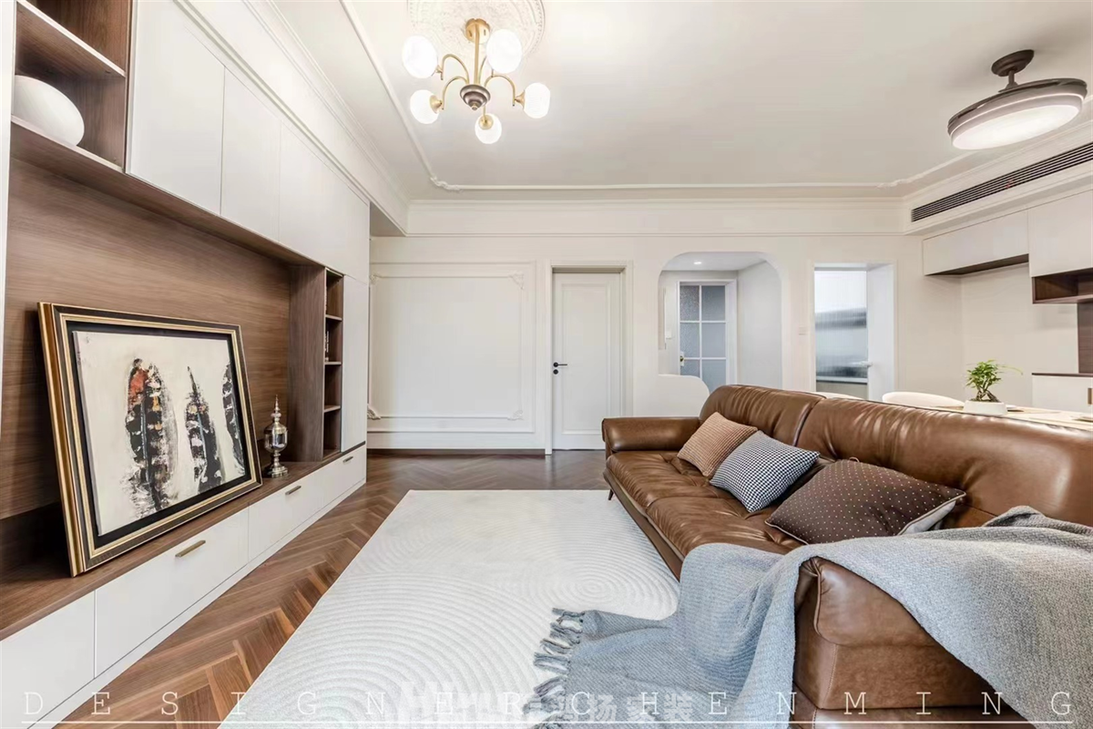 北京御園80㎡北歐之光二居室 裝修案例效果圖-5