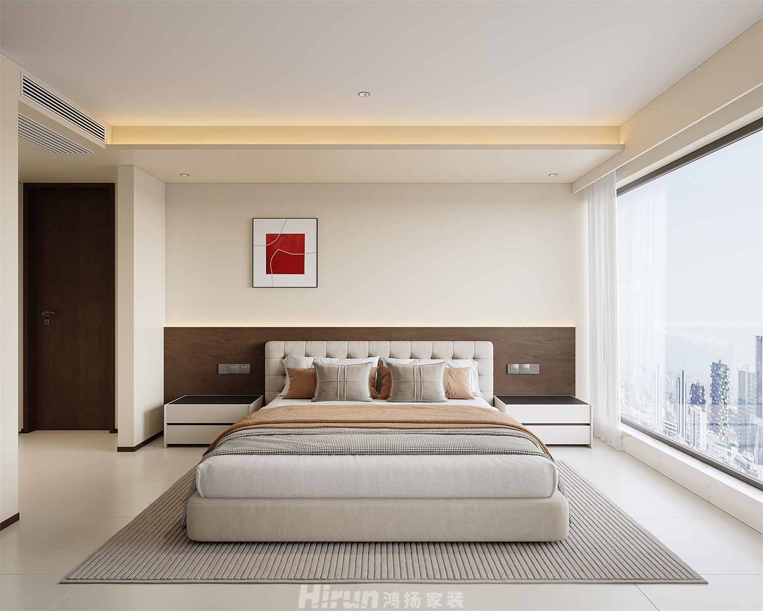 漢唐翰林府180㎡藝術室界四居室 裝修案例效果圖-5