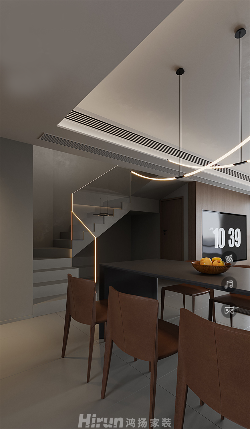 建發央著200㎡藝術室界四居室 裝修案例效果圖-5