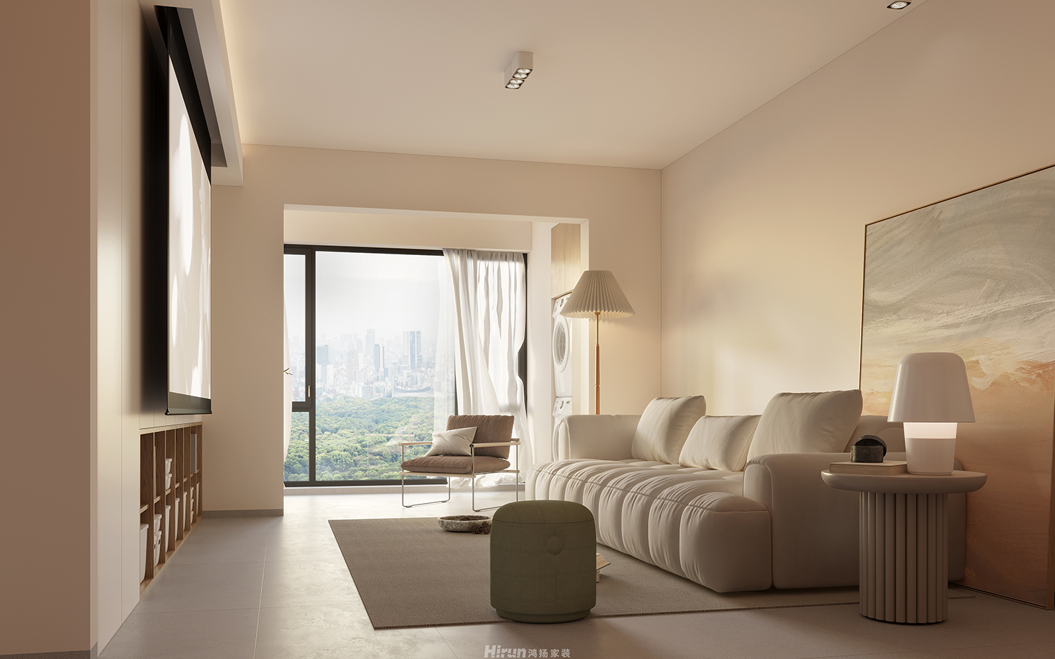 平吉上府116㎡北歐之光三居室 裝修案例效果圖-6