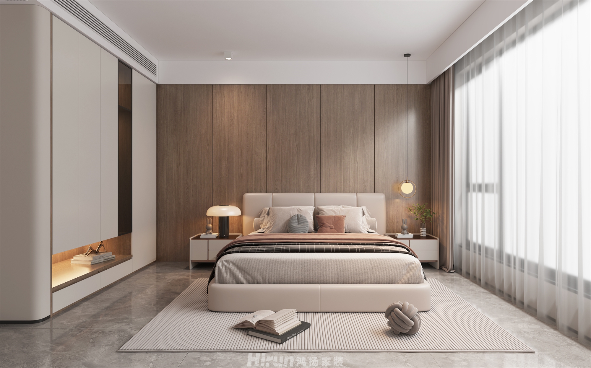 觀山印292㎡雅致現代疊墅 裝修案例效果圖-5