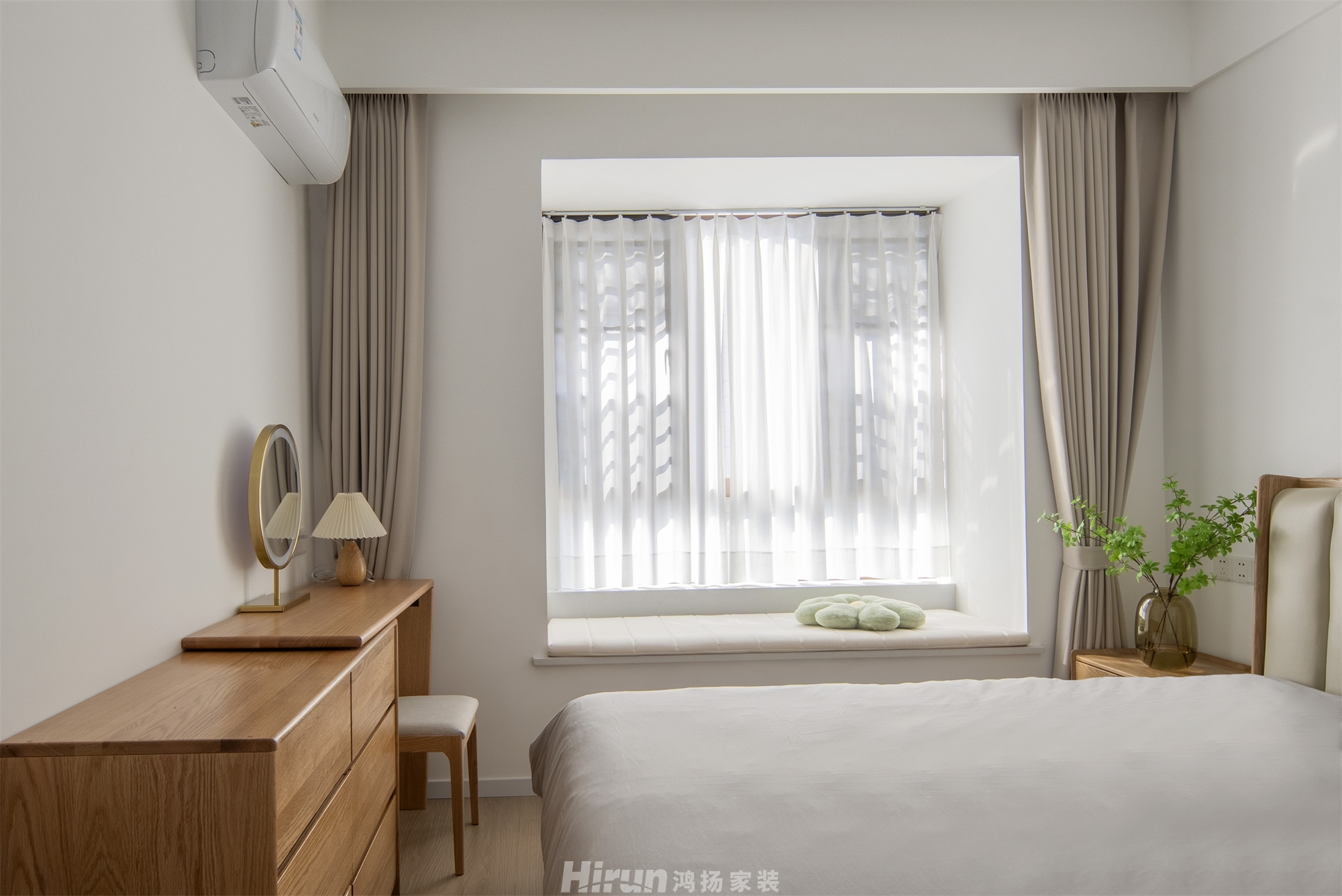 弘陽昕悅府100㎡北歐之光三居室 裝修案例實景圖-6
