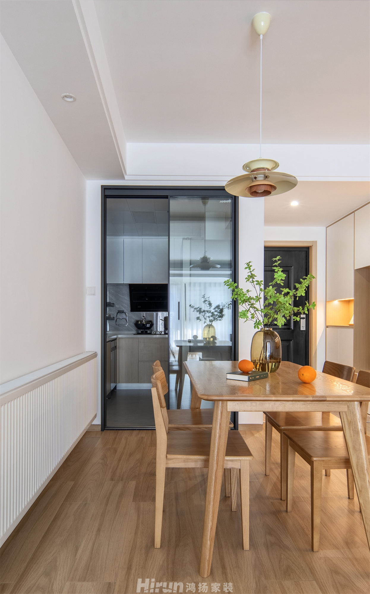 弘陽昕悅府100㎡北歐之光三居室 裝修案例實景圖-8