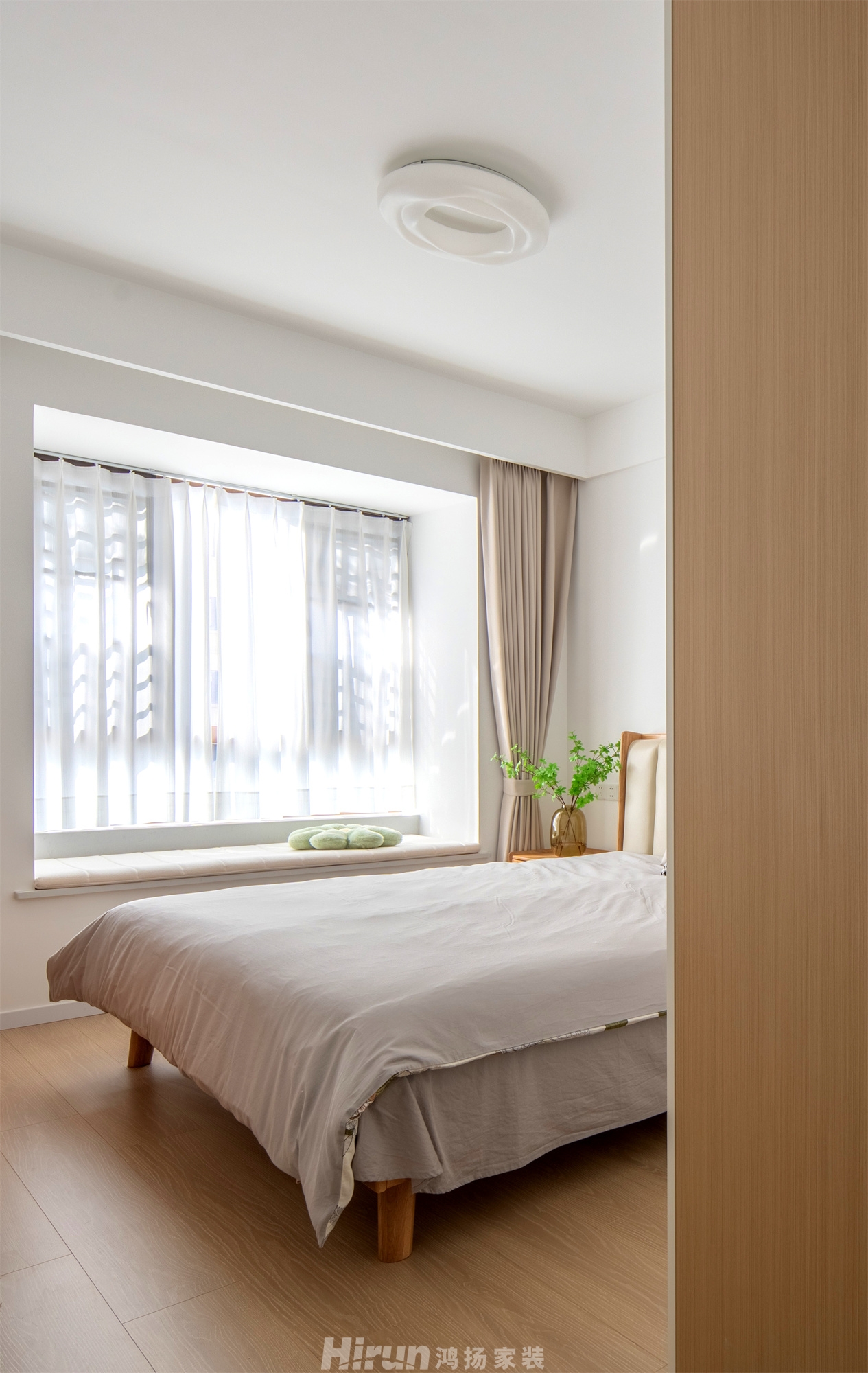 弘陽昕悅府100㎡北歐之光三居室 裝修案例實景圖-5
