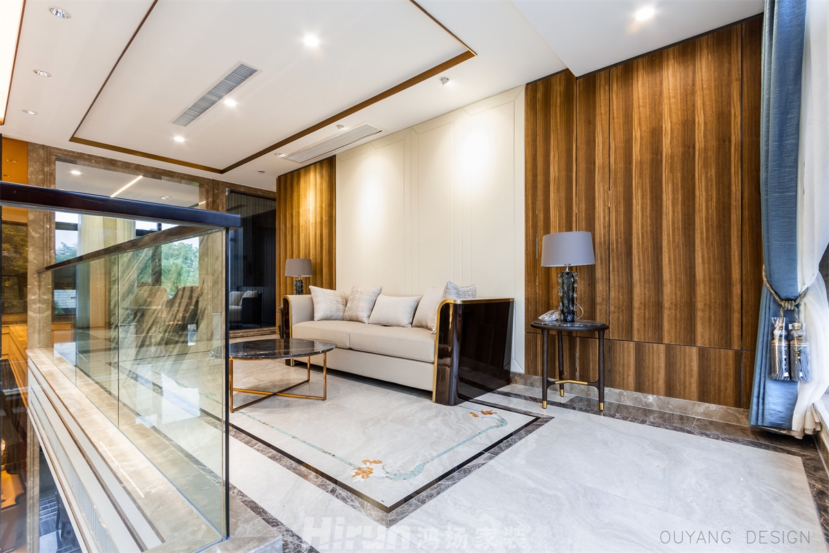 靖港自建別墅800㎡新裝飾主義別墅 裝修案例實(shí)景圖-17