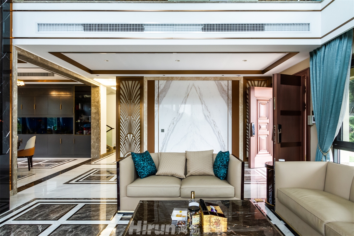 靖港自建別墅800㎡新裝飾主義別墅 裝修案例實(shí)景圖-9