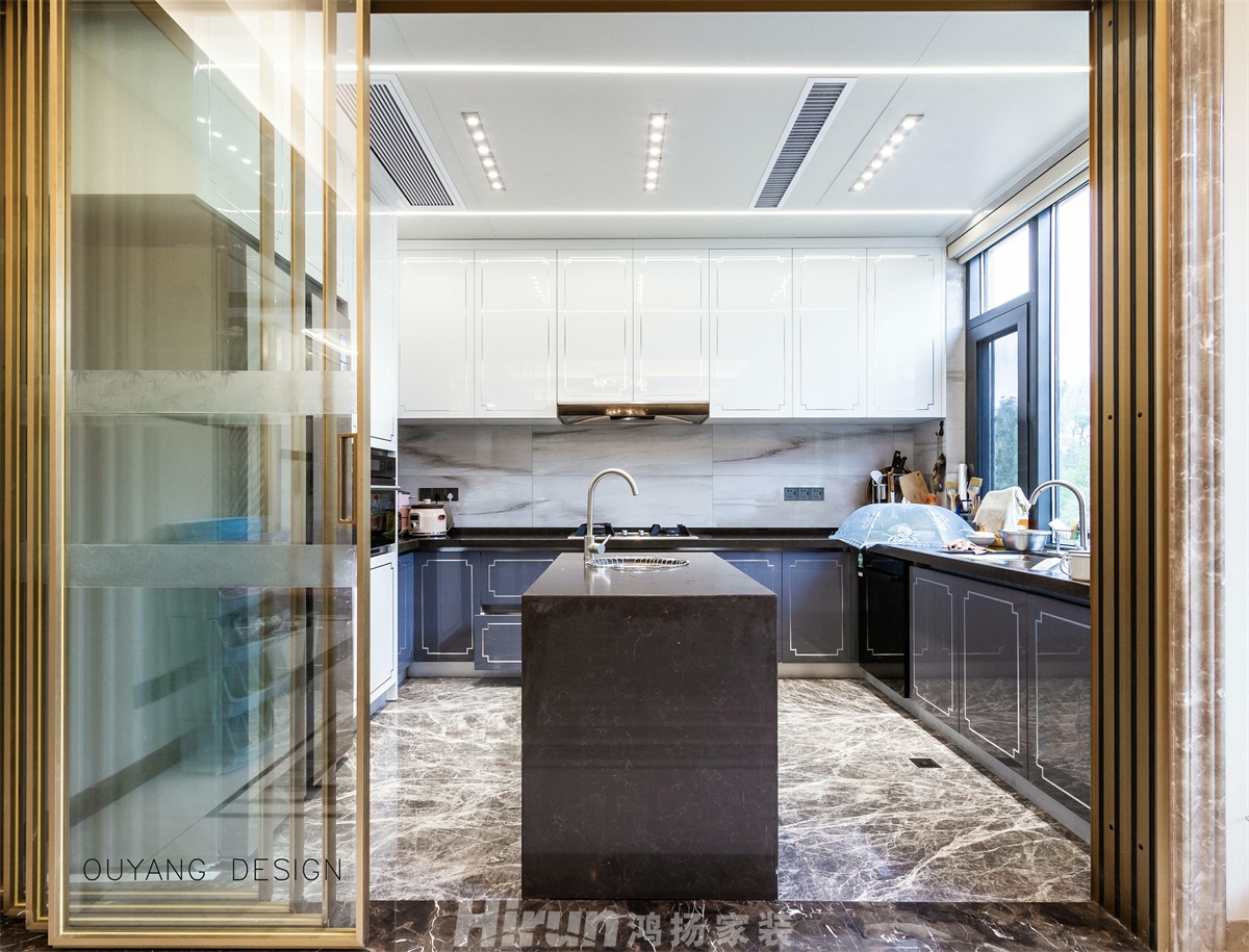 靖港自建別墅800㎡新裝飾主義別墅 裝修案例實(shí)景圖-10