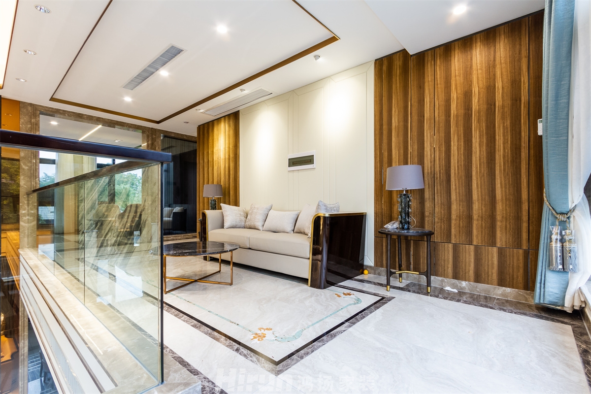 靖港自建別墅800㎡新裝飾主義別墅 裝修案例實(shí)景圖-5