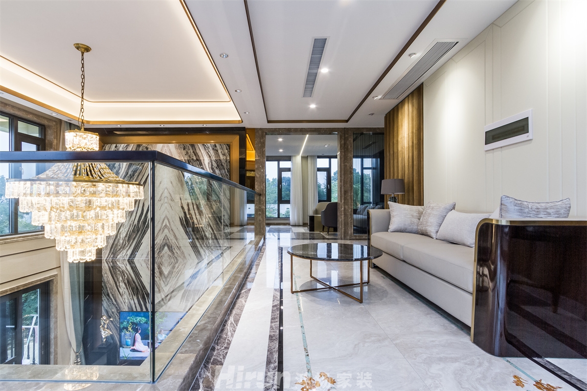 靖港自建別墅800㎡新裝飾主義別墅 裝修案例實(shí)景圖-6